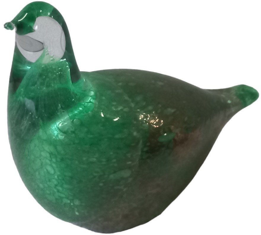 Bosch lapland vogel in glas. gesigneerd, Ophalen of Verzenden