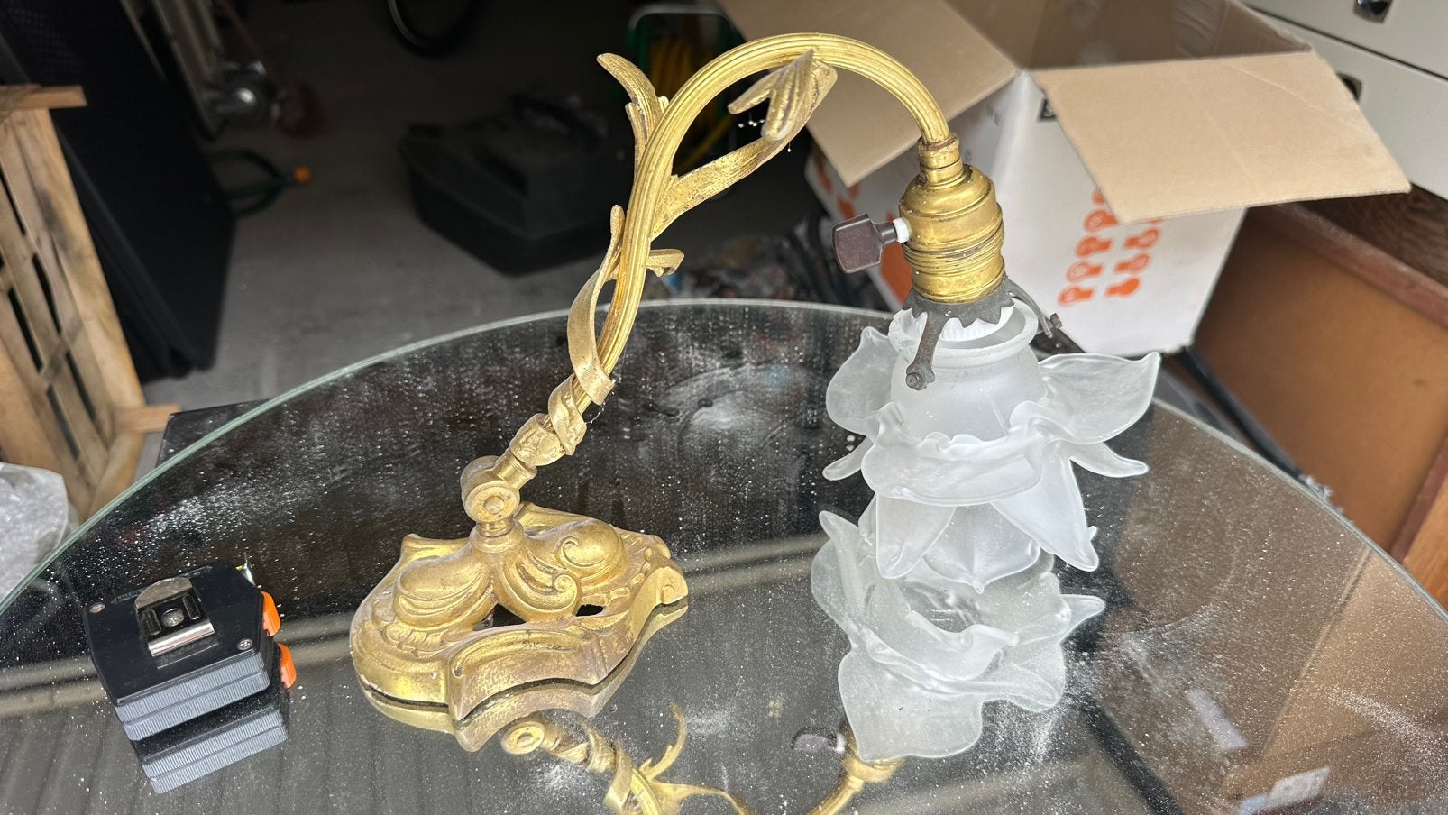 Art Nouveau (Jugendstil) bureaulamp of tafellamp, Antiek en Kunst, Ophalen of Verzenden