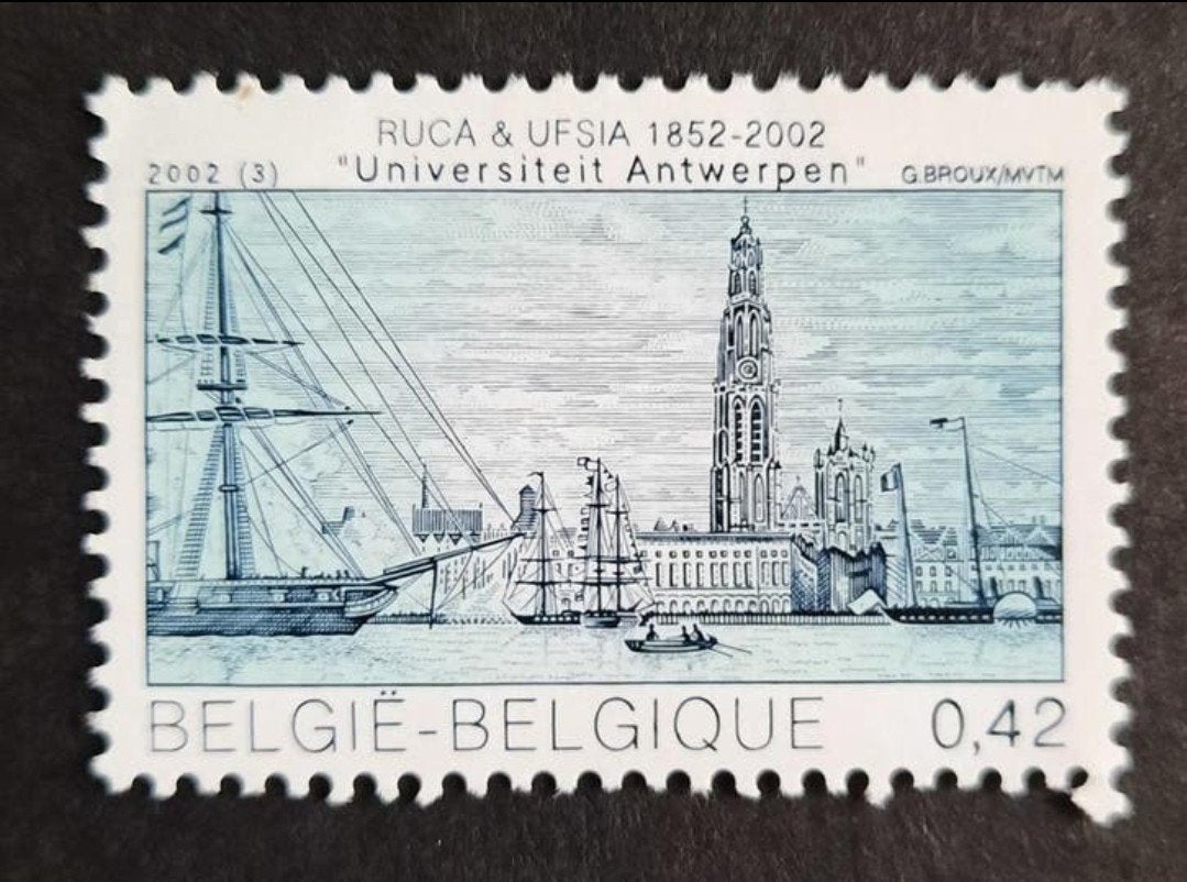 België: OBP 3057 ** 150 jaar Universiteit Antwerpen 2002., Postzegels en Munten, Frankeerzegel, Ophalen of Verzenden, Zonder stempel