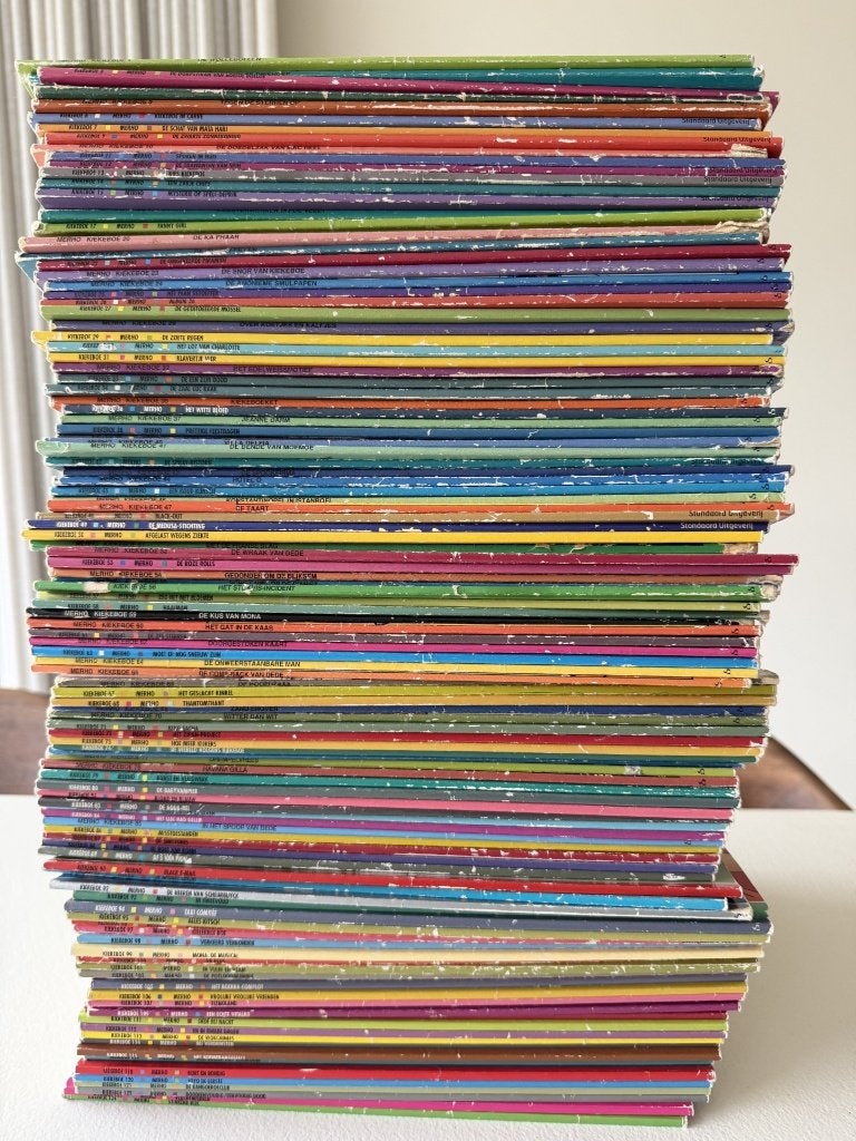 Kiekeboe strips nummers 1 tot 124 (119 ontbreekt), Boeken, Stripverhalen, Meerdere stripboeken, Ophalen, Gelezen, Merho