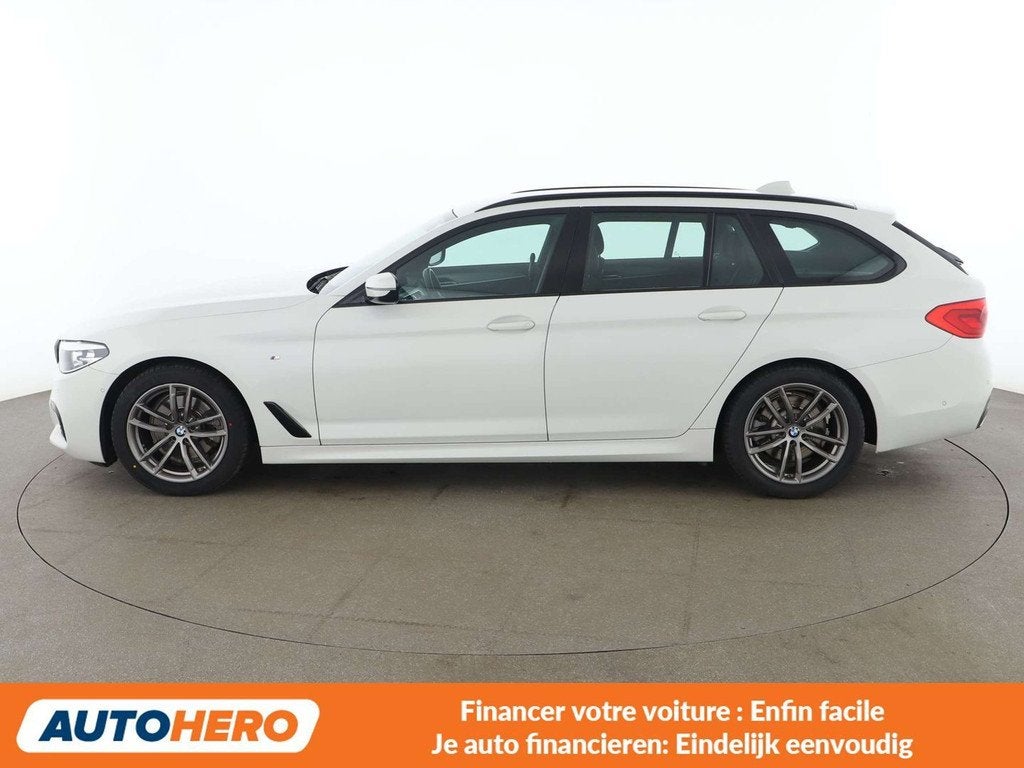 BMW 5 Serie 520 520d M Sport (bj 2018, automaat), Auto's, BMW, Automaat, Wit, 5 deurs, 190 pk