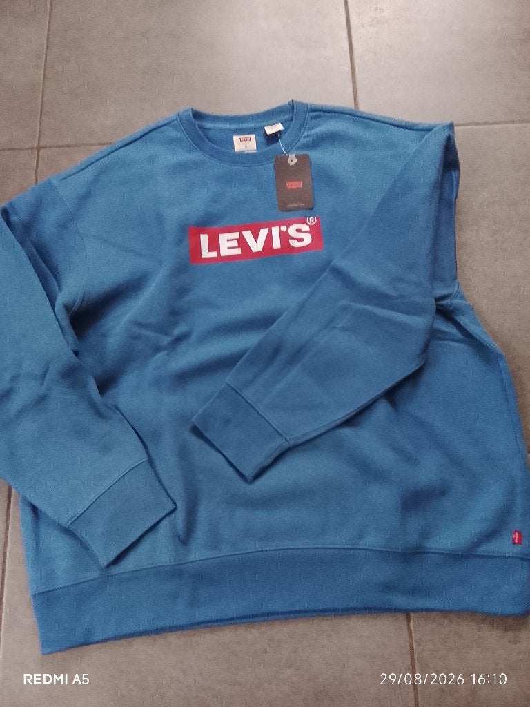 Nieuw Levi's herentrui XL, Blauw, Ophalen of Verzenden, Levi’s, Maat 56/58 (XL)