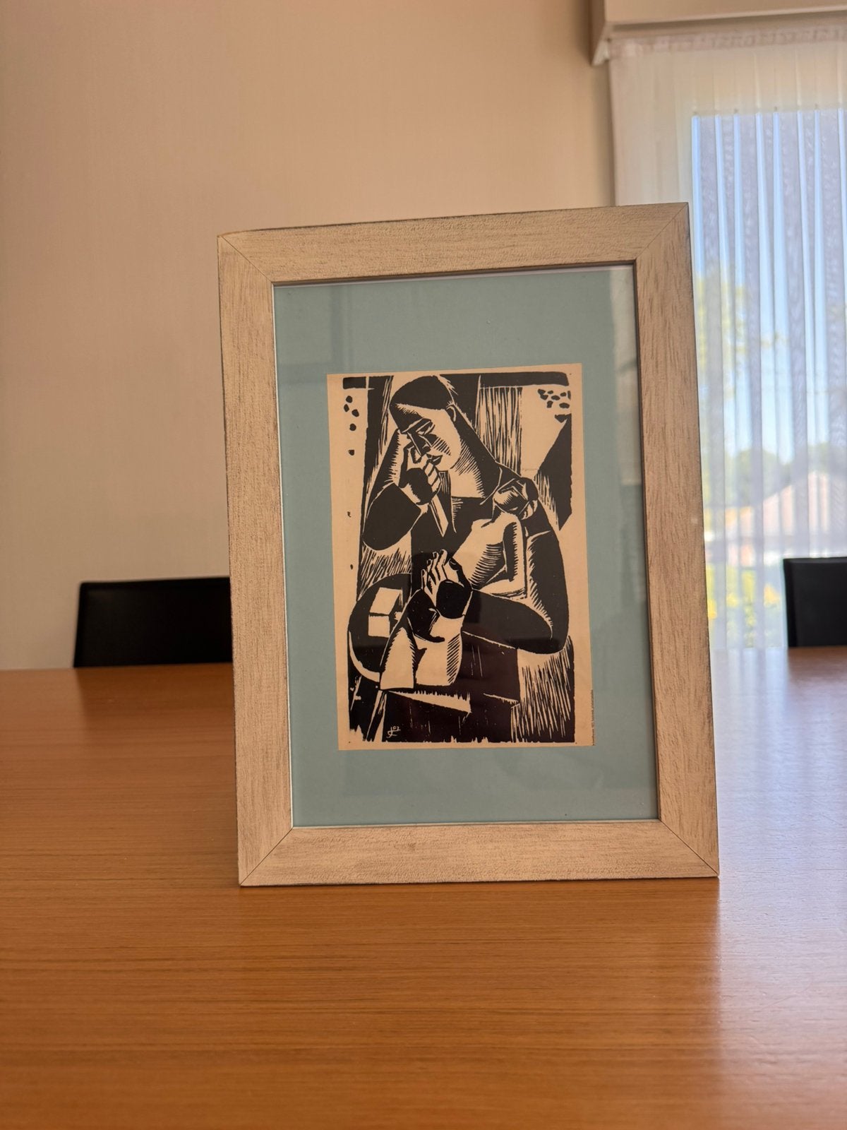 Ingelijste kunstprint Jozef Cantré – De beeldhouwer (1923), Enlèvement