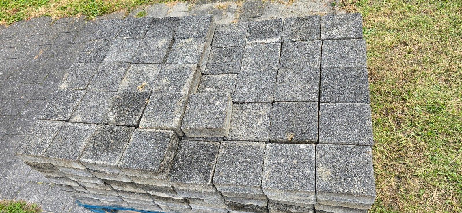 9 m² de klinkers Marlux Infinito Lavato Caviar, Jardin & Terrasse, Enlèvement
