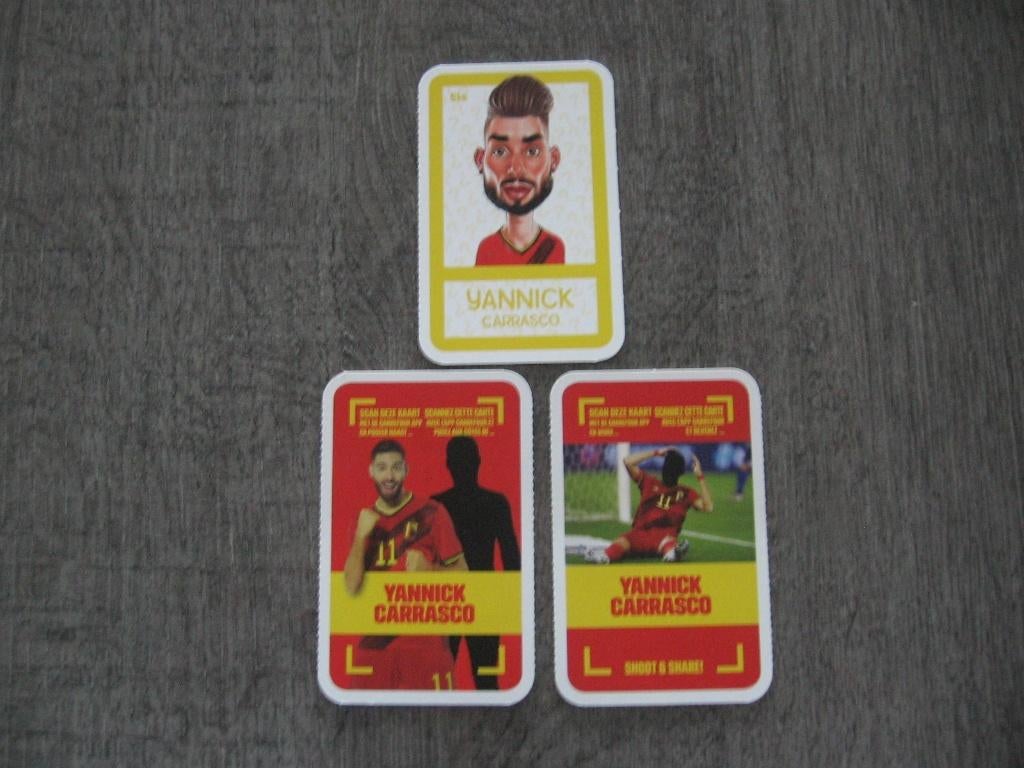 YANNICK CARRASCO belgian red devils !!!, Ophalen of Verzenden, Nieuw, Spelerskaart