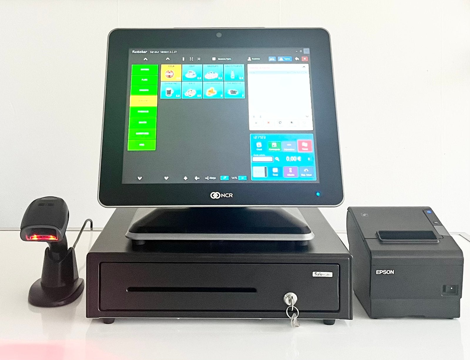 ️ CAISSE ENREGISTREUSE NCR PROFESSIONNELLE – KIT COMPLET POS, Articles professionnels, Enlèvement