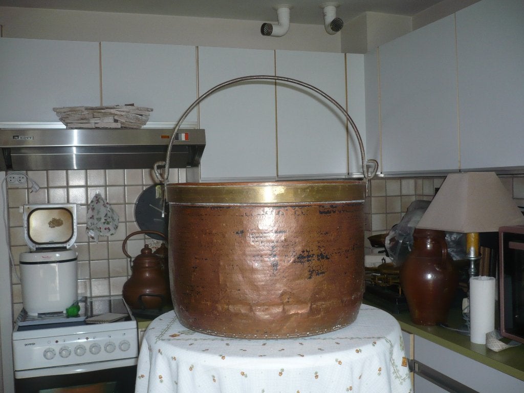 Koperen ketel, Ophalen, Koper
