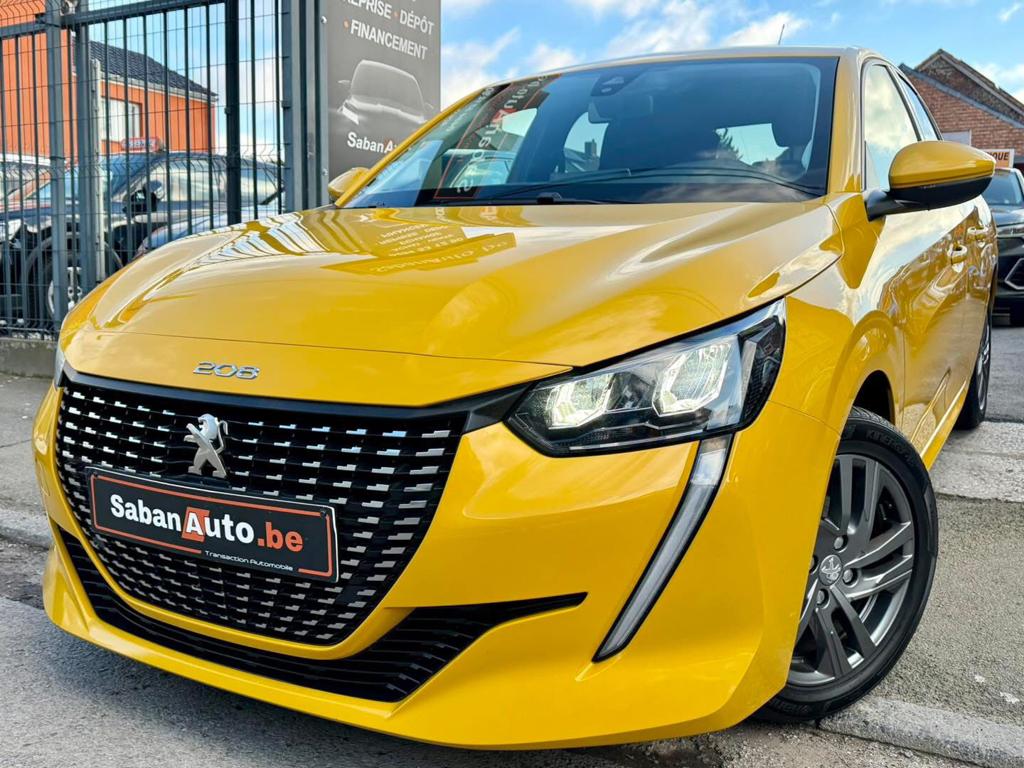 Peugeot 208 1.2i Essence Euro 6 D-Temp STYLE 11/2021, Achat, Euro 6, Entreprise, Jaune