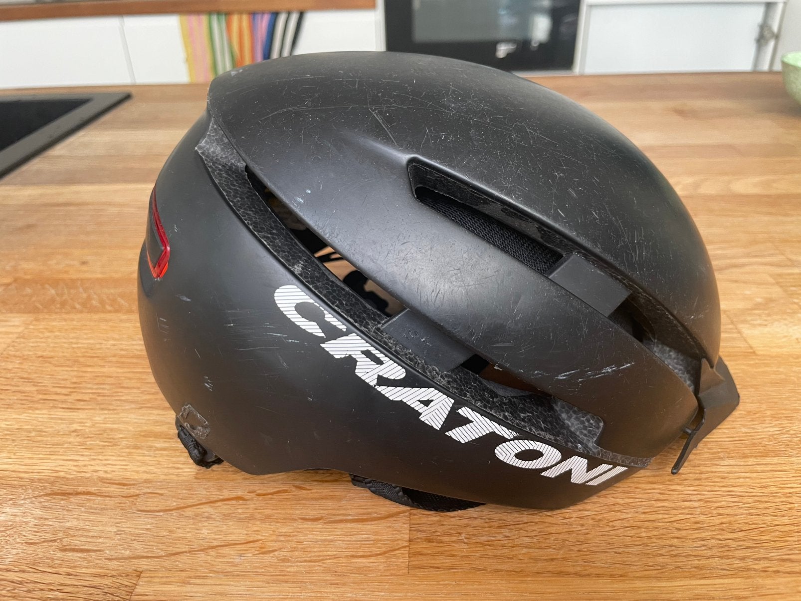 Fietshelm cratoni C-loom, Fietsen en Brommers, Ophalen, Gebruikt, S