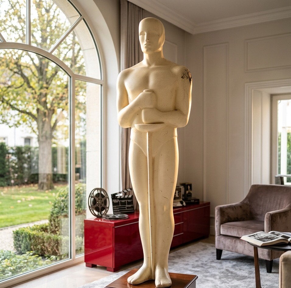 Levensgroot Oscar Beeld Hollywood cinema blikvanger, Ophalen