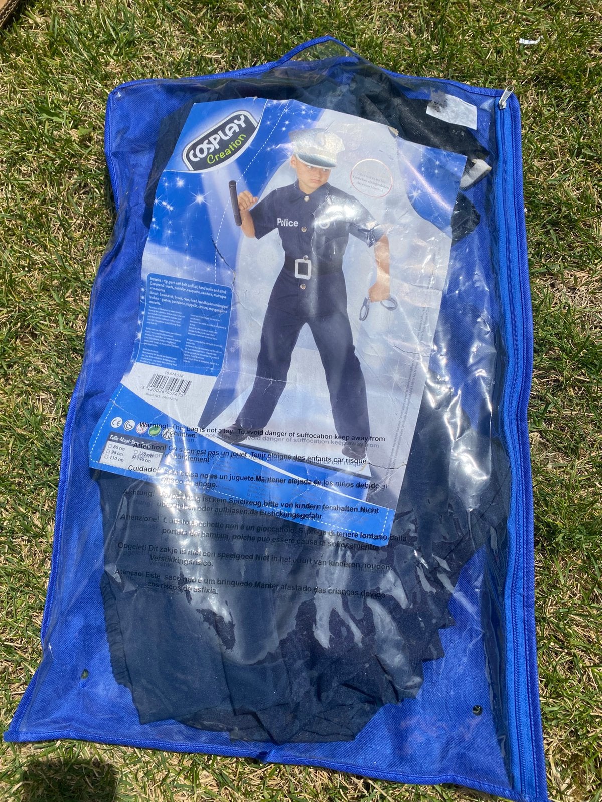 Costume de policier pour enfant taille 146 — complet, Enlèvement ou Envoi, Comme neuf
