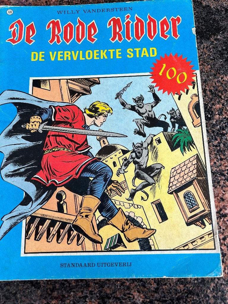 Oude Rode ridders, Boeken, Stripverhalen, Gelezen, Willy vandersteen, Ophalen of Verzenden, Meerdere stripboeken