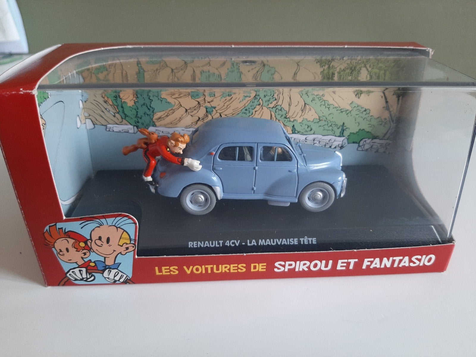 Voiture Spirou Renault 4 CV, Enlèvement ou Envoi, Voiture