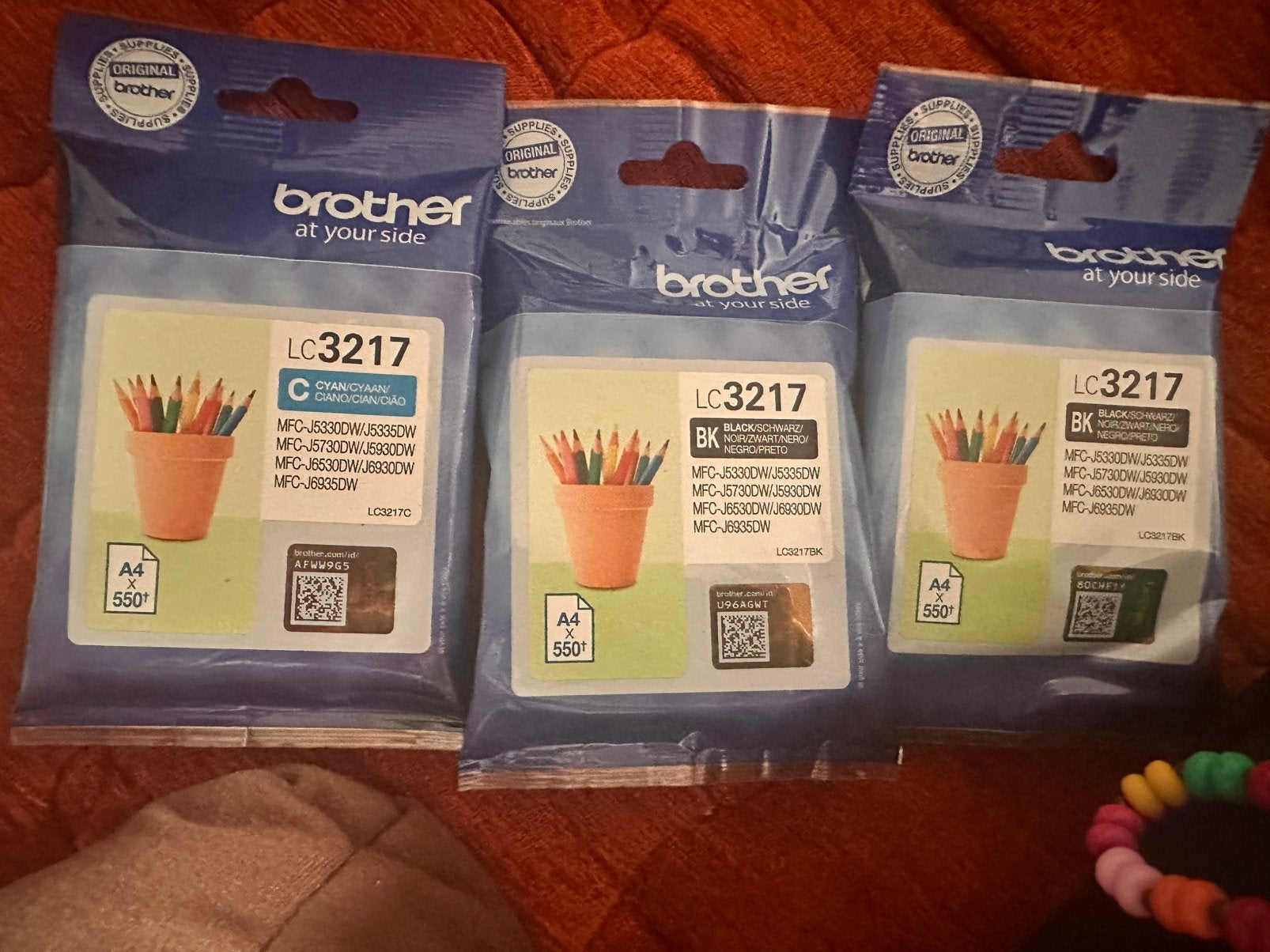 Cartouche Brother LC 3217 10e /pièce ou les 3 pièces à 25 e, Enlèvement ou Envoi, Neuf