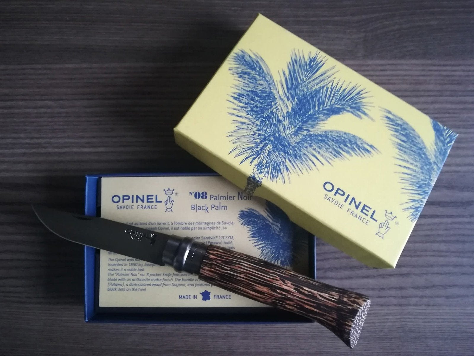 Opinel no8 Palmier noir Edition Limitée 6000 stuks, Enlèvement ou Envoi, Neuf