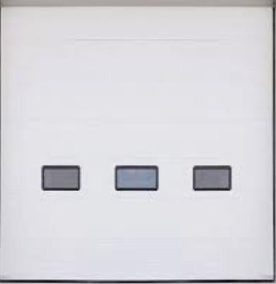 Porte sectionnelle industrielle d’occasion, 200 cm ou plus, Enlèvement, Utilisé, 200 cm ou plus