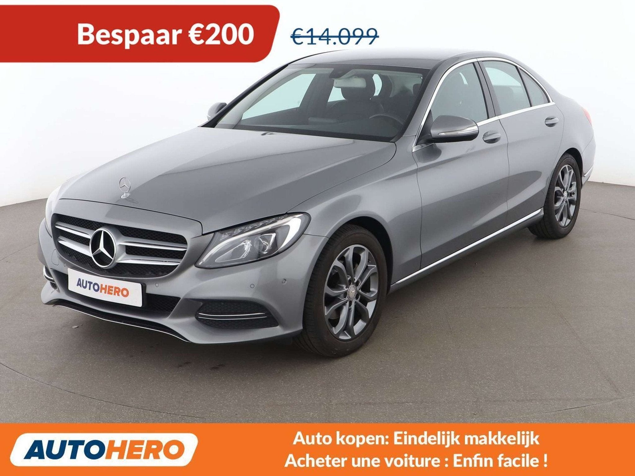 Mercedes-Benz C-Klasse 180 C 180 CGI Avantgarde (bj 2015), 4 deurs, Achterwielaandrijving, Gebruikt, Euro 6