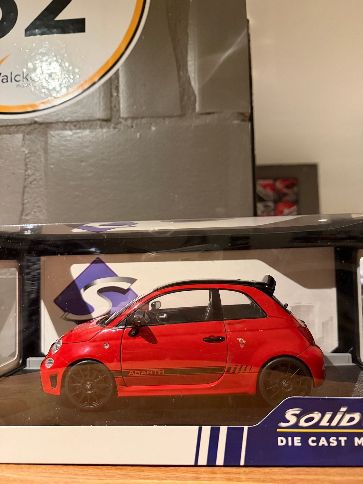Fiat F595 Abarth, Ophalen of Verzenden, Zo goed als nieuw, Solido
