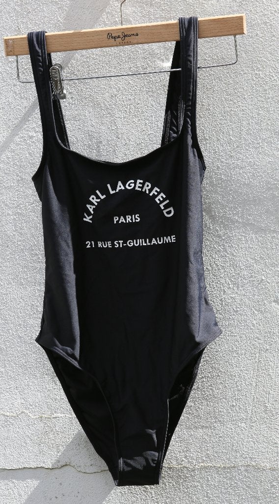 Maillot de bain noir Karl Lagerfeld - S - neuf, Neuf, Karl Lagerfeld, Enlèvement ou Envoi, Maillot de bain