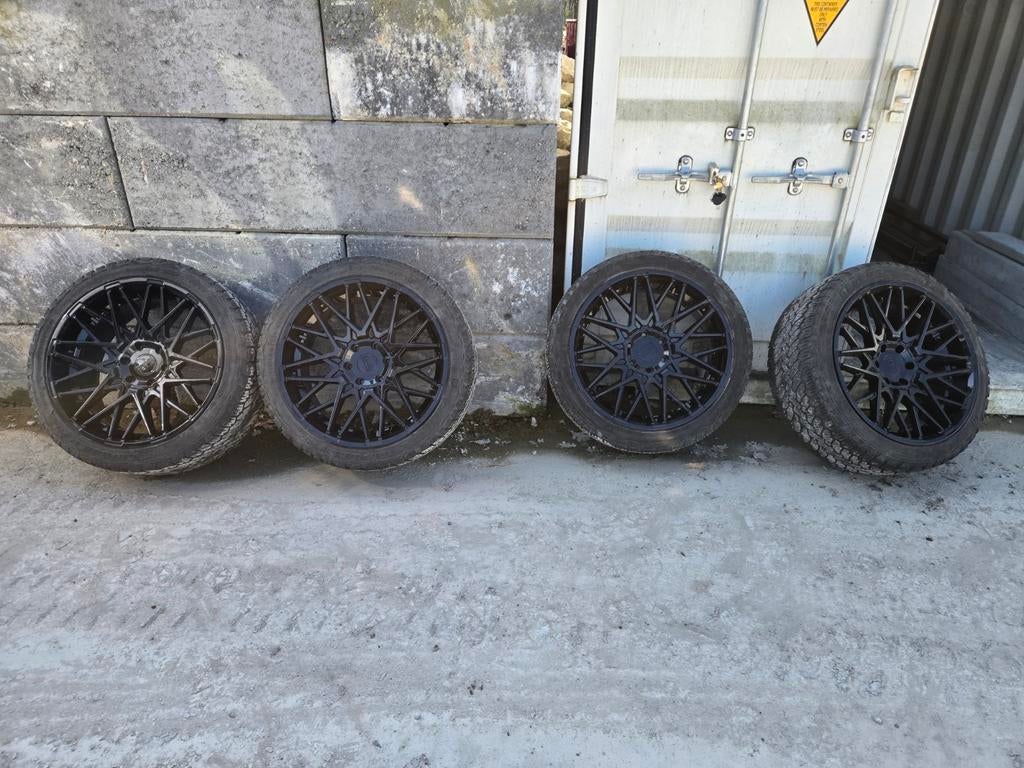 Jantes Morocco Black Alu Black Rhino, Autos : Pièces & Accessoires, Enlèvement, Pneu(s)