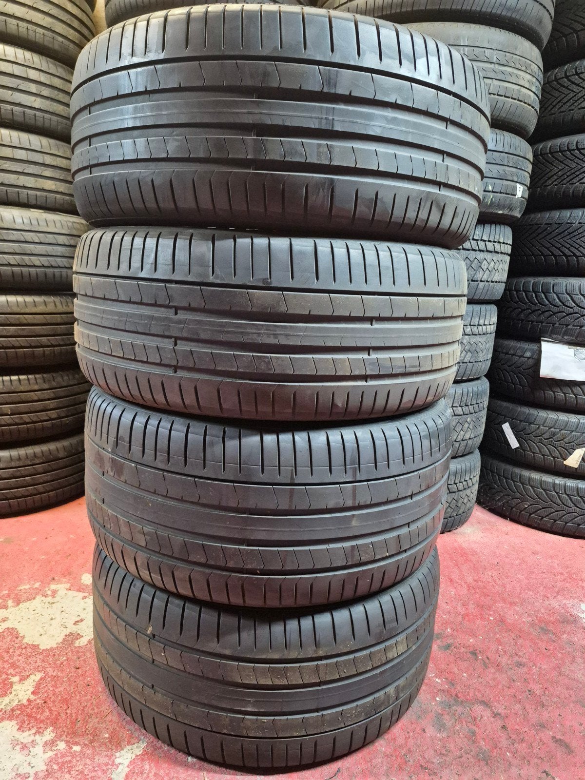 4 pneus été Pirelli 2x 315/35/21 et 2x 275/40/21, Enlèvement, Utilisé, BMW