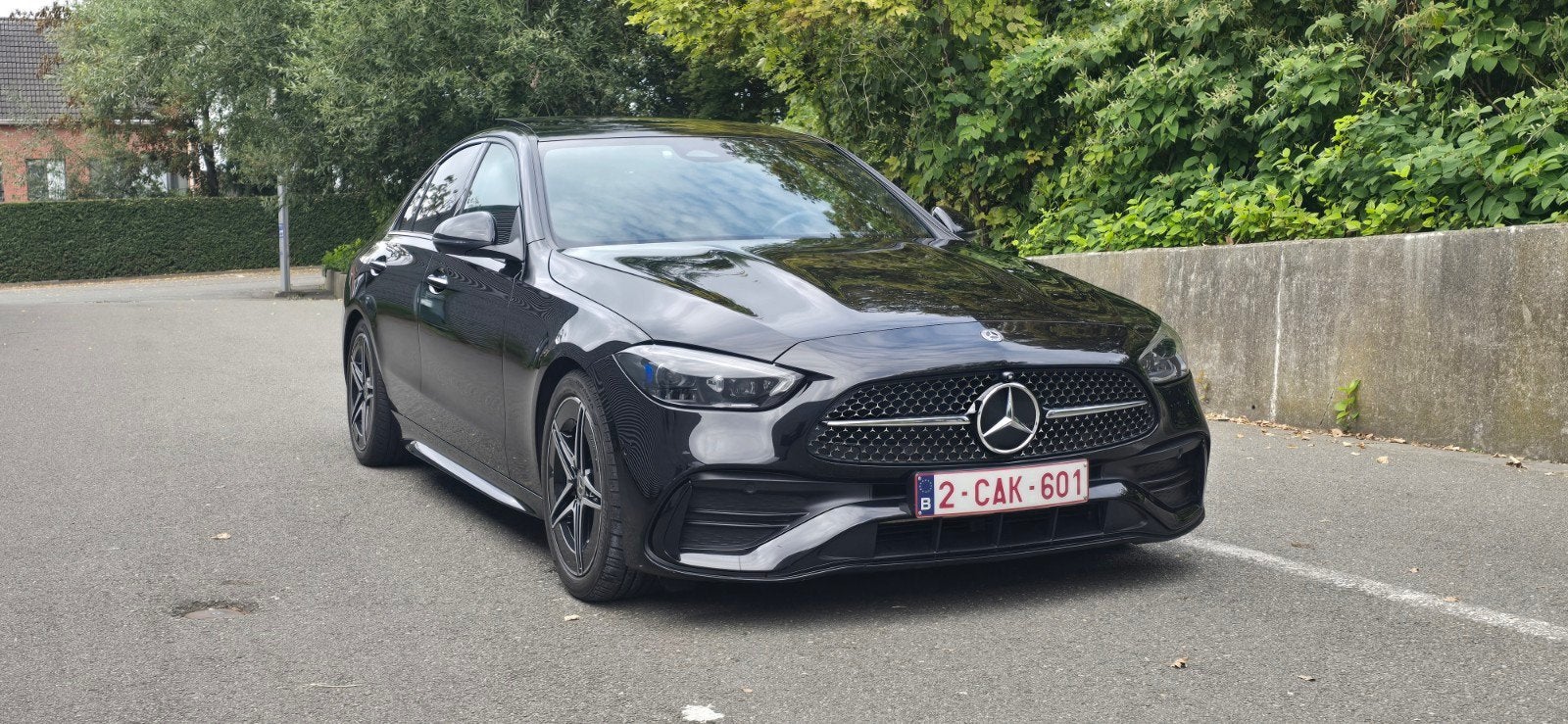 Mercedes c klasse  2022  diesel 2.0 km70.000  automaat euro6, Automaat, Dealer onderhouden, Euro 6, Zwart