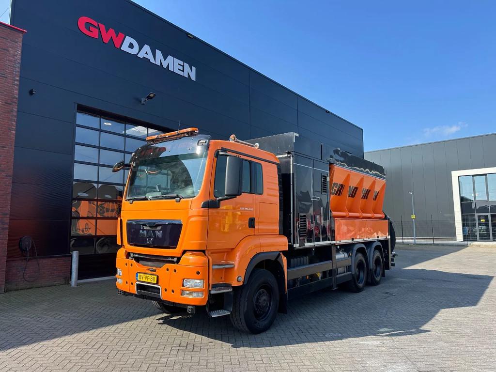 MAN TGS 26.480 6x6 RSP 8 m3 Saugbagger (bj 2009), Auto's, 324 kW, Overige kleuren, MAN, 2 zetels