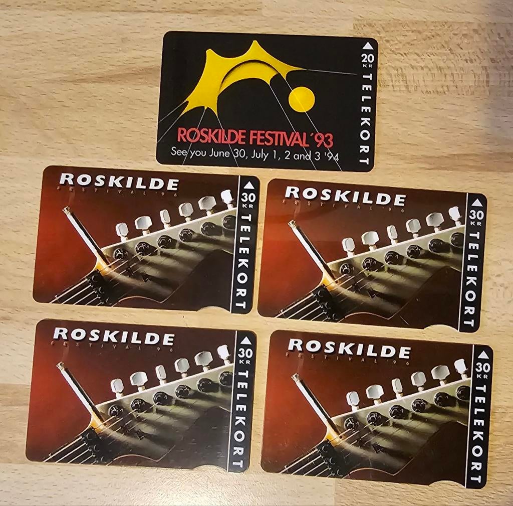 ROSKILDE telefoonkaarten, Ophalen of Verzenden