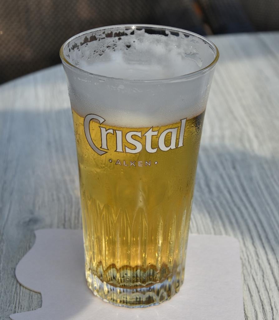 Cristal Alken Tulpjes, Ophalen, Zo goed als nieuw, Glas of Glazen