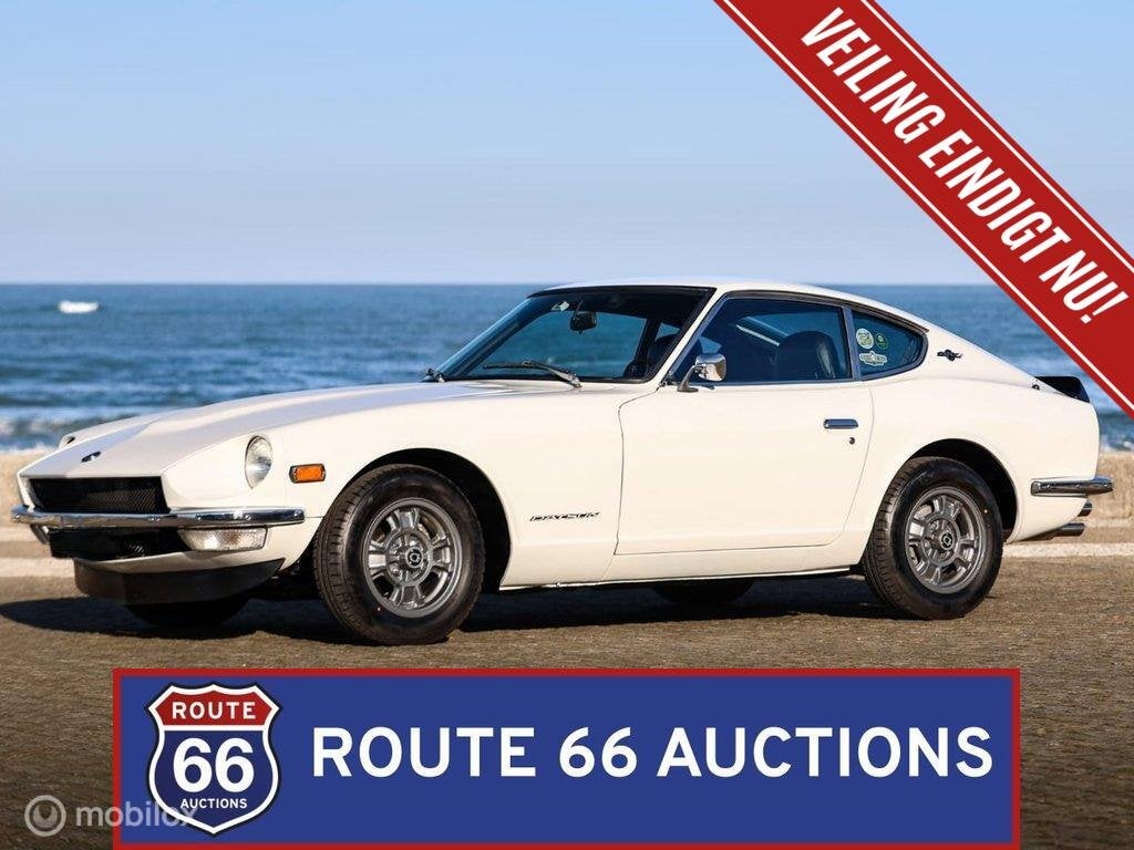 Datsun 240Z | 1970 | Route 66 Auctions, Auto's, Overige merken, Zwart, Bedrijf, Handgeschakeld