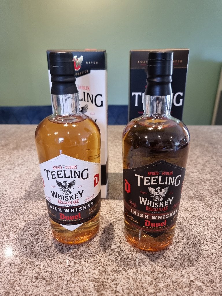 Whisky Teeling Duvel kleine partij 1 + kleine partij 2, Overige gebieden, Overige typen, Nieuw, Ophalen of Verzenden
