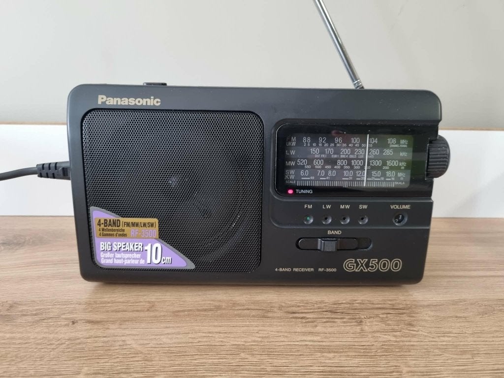Panasonic GX500 4 band reciever model RF-3500, Audio, Tv en Foto, Ophalen of Verzenden, Zo goed als nieuw, Transistorradio