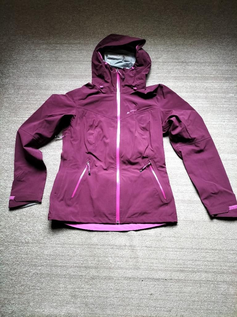 Quechua trekking jas MH500 regenjas outdoorjas maat 36, Kleding | Dames, Paars, Nieuw, Ophalen of Verzenden, Quechua