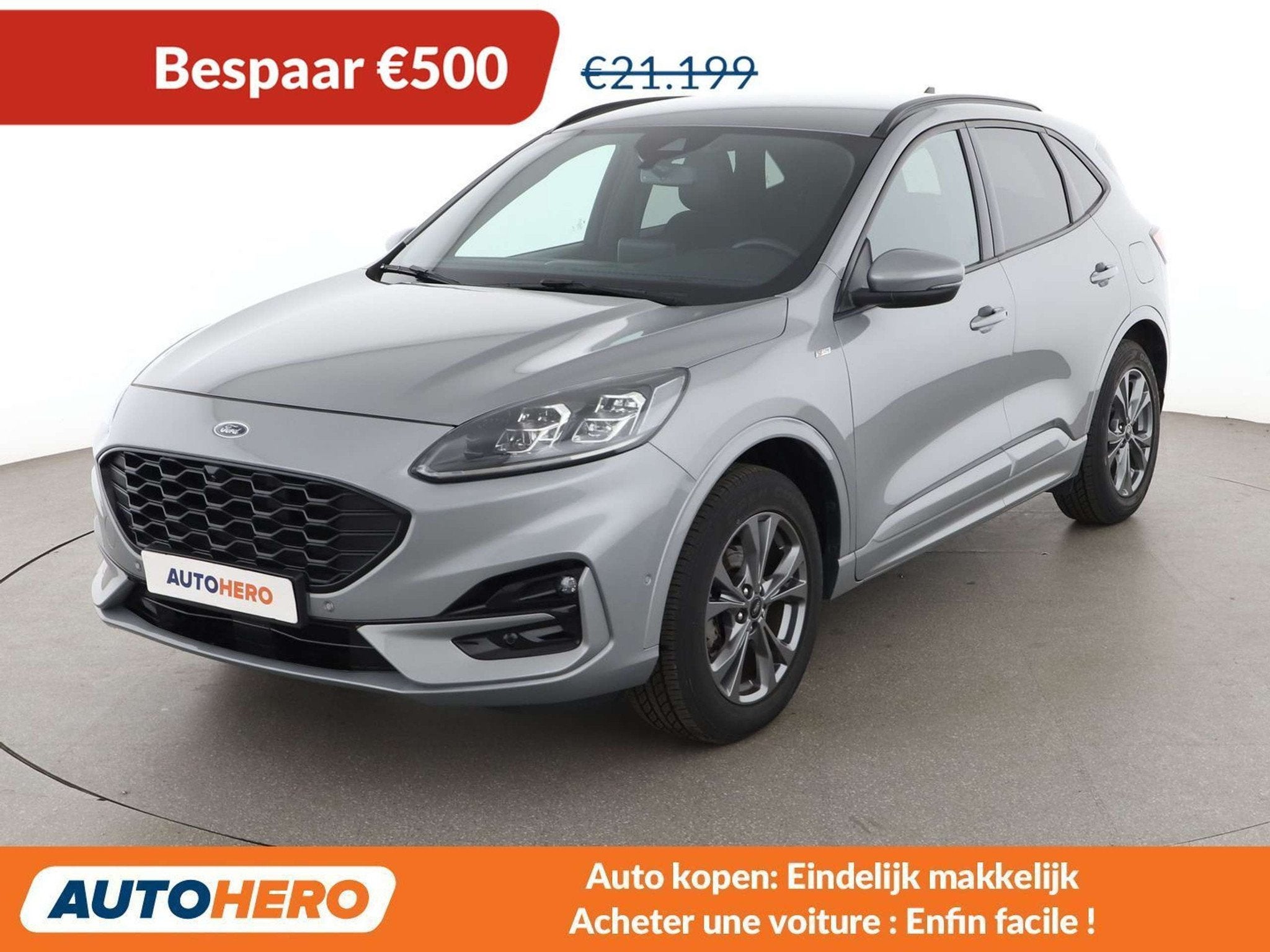 Ford Kuga 2.5 Hybrid ST-Line X (automatique), Autos, 1773 kg, Argent ou Gris, Achat, Alcantara