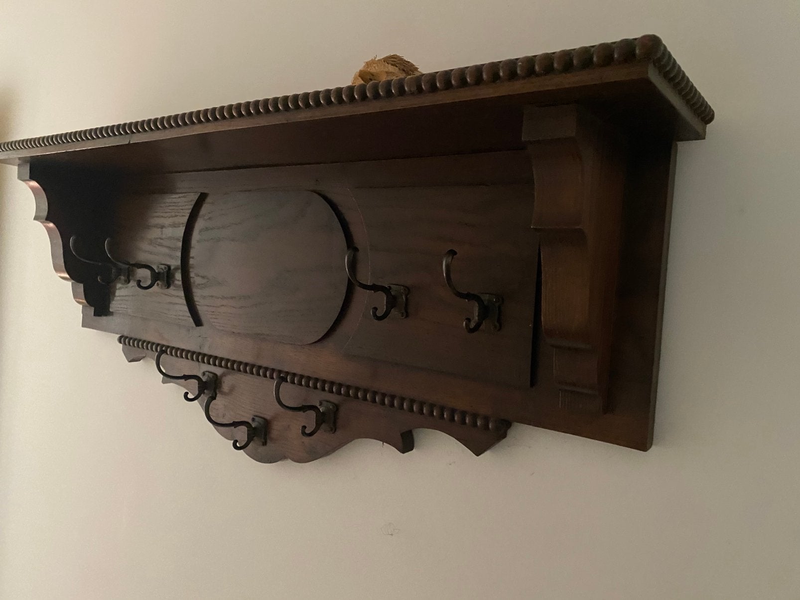 Oude muur kapstok, Huis en Inrichting, Woonaccessoires | Kapstokken, Ophalen, Gebruikt