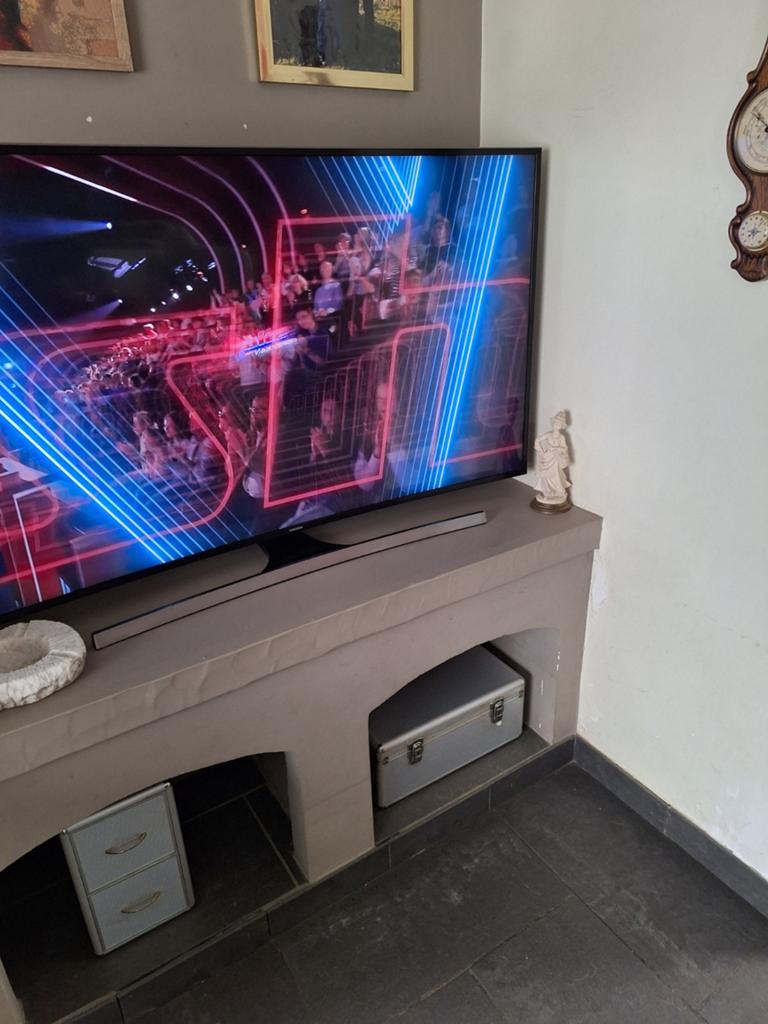 Tv samsung curved smart 4k 55 inche, Audio, Tv en Foto, Televisies, Ophalen, Samsung
