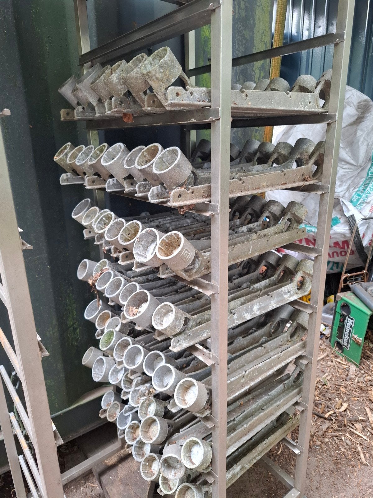 spanner voor drie draaien 48mm palen, Ophalen