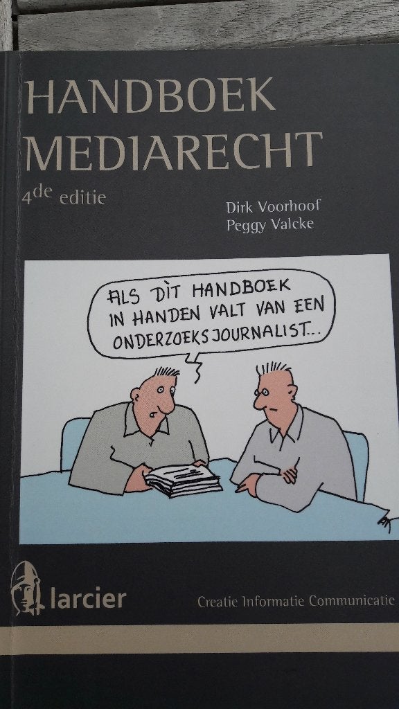 Handboek mediarecht, Ophalen of Verzenden, Zo goed als nieuw, Overige niveaus, Overige vakken