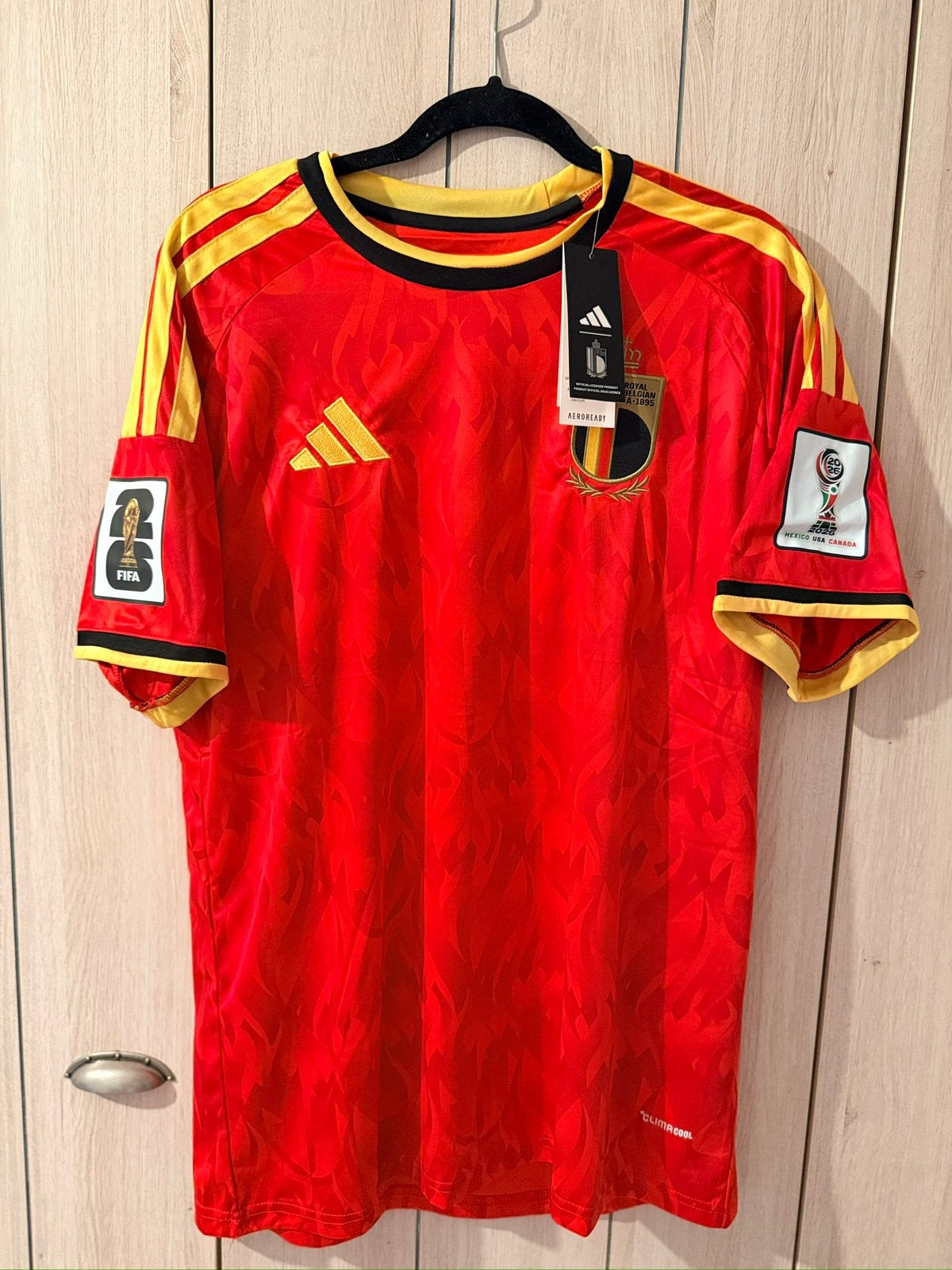 Maillot belge neuf avec étiquette, Enlèvement, Comme neuf, Maillot