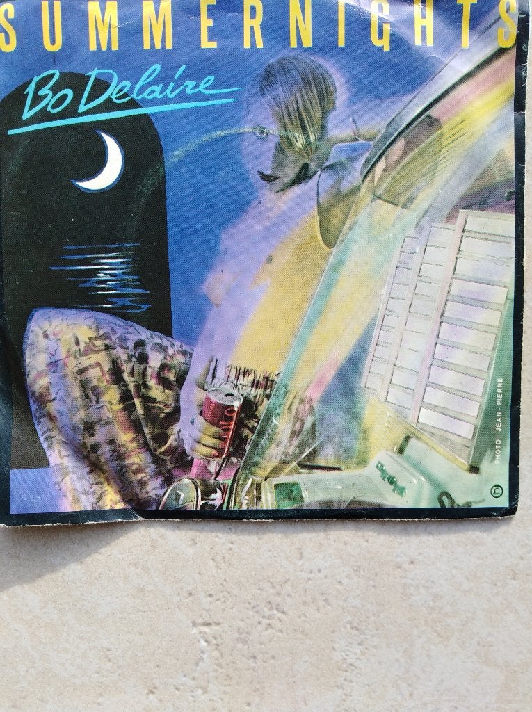 BO DELAIRE: "Summernights" - Belpoptopper!, Enlèvement ou Envoi, Pochette photo, 7 inch, Comme neuf