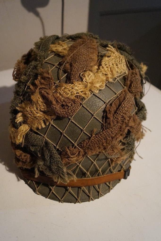 Copie de casque Para US WW2, Collections, Enlèvement ou Envoi, Armée de terre, Casque ou Béret