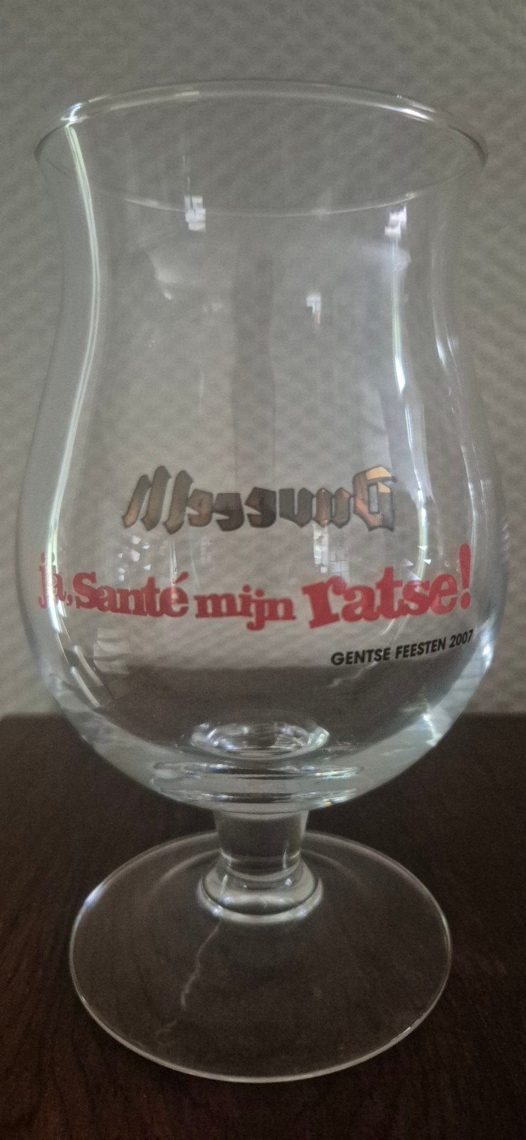 Duvel Gentse Feesten 2007 Ja santé mijn ratse, Ophalen of Verzenden, Nieuw, Glas of Glazen, Duvel