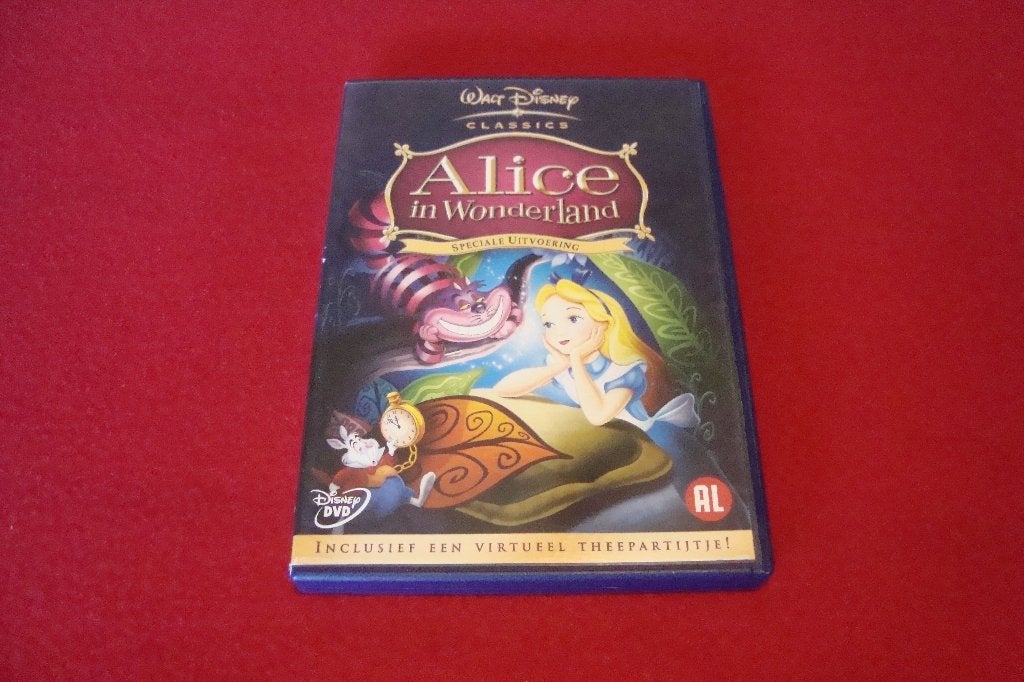 dvd disney alice in wonderland, Cd's en Dvd's, Ophalen of Verzenden, Kinderprogramma of -film