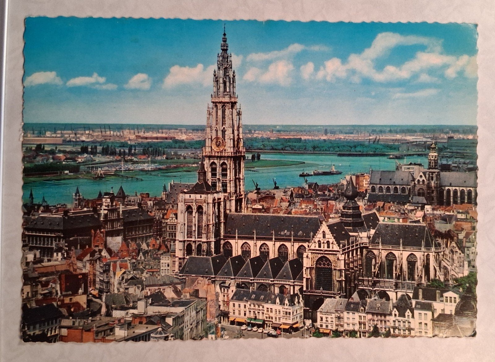 Postkaart Antwerpen Luchtopname, Verzamelen, Postkaarten | België, Antwerpen, Ophalen of Verzenden
