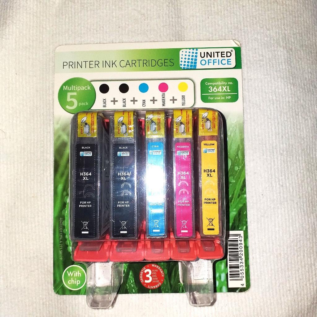 HP 364 XL 4-kleuren inktcartridge, nieuw, Verzenden, Nieuw, HP