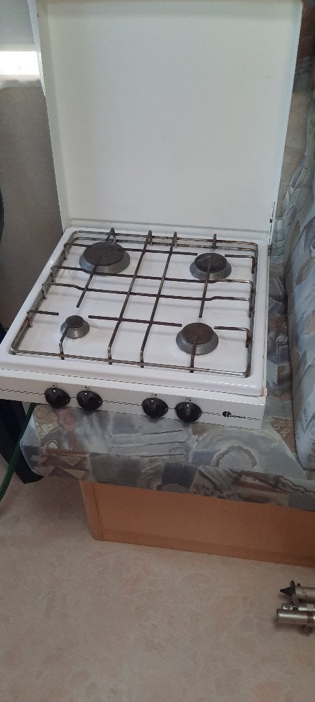 Gasfornuis, Ophalen, Gebruikt, 4 kookzones, Gas