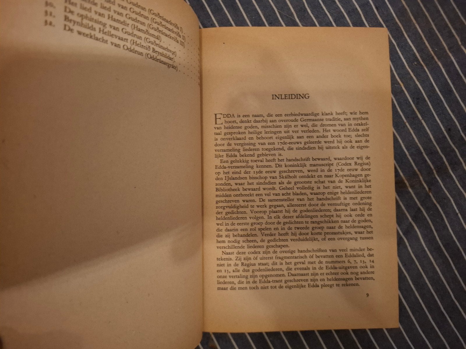 Edda – Prof. Dr. Jan de Vries – 4e druk 1944 – Elsevier, Ophalen of Verzenden
