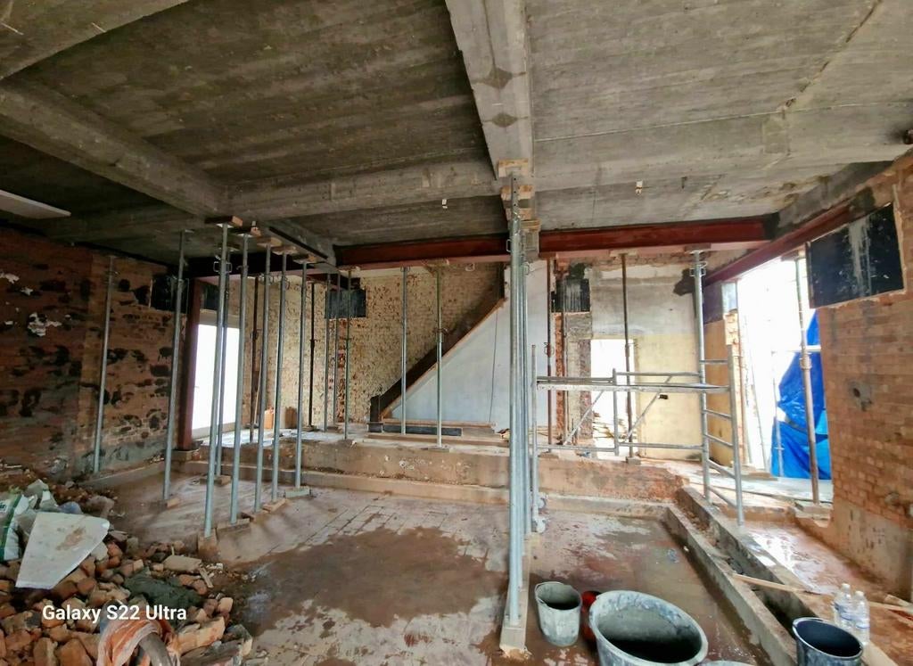 Afbreken muur,plaatsen Poutrel,0466445657Gabriel