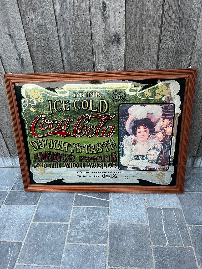 Originele Coca-Cola spiegel, Ophalen, Zo goed als nieuw