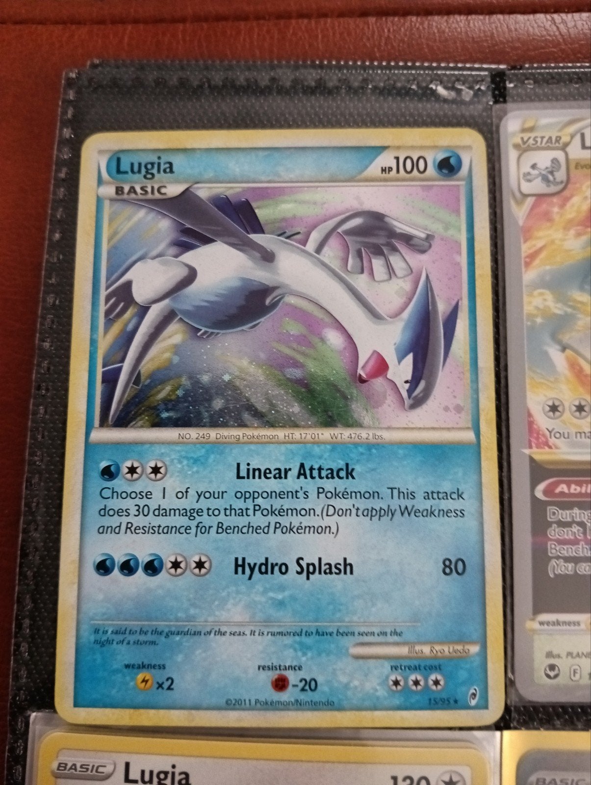 Lugia Holo, Ophalen